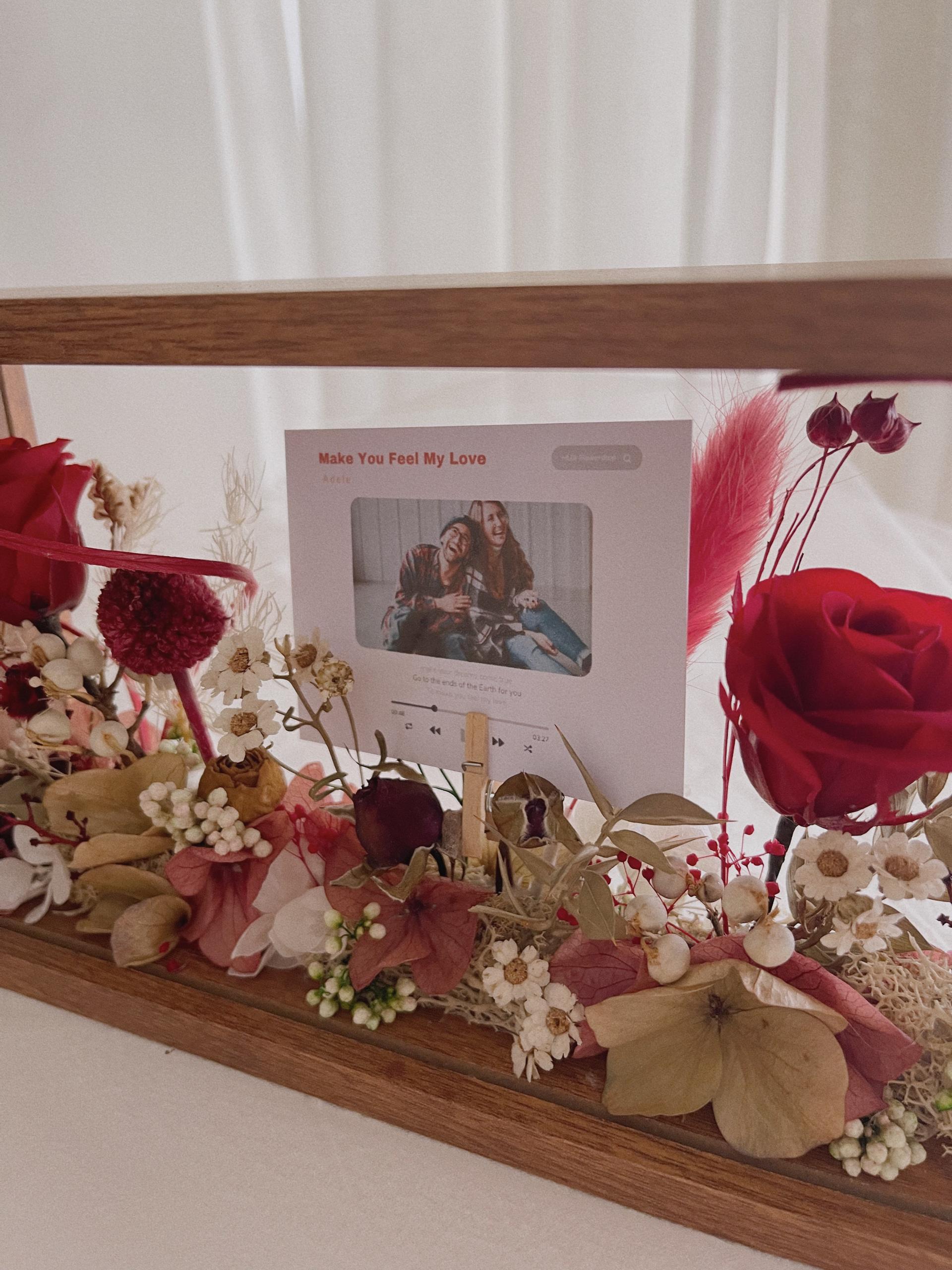 Garden Frame Triangle - Red Rose Series (5)