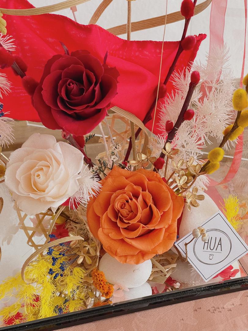 Fortune Super Cat Preserved Flower Premium Acrylic Box(2)